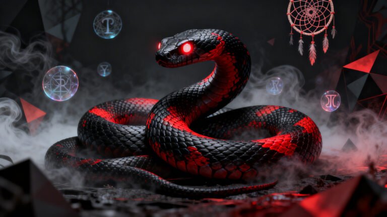 Black and Red Snake Dream Meaning Explained
