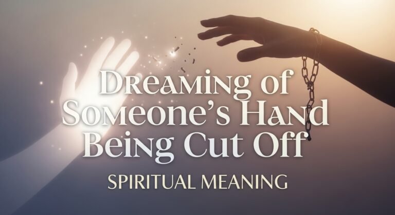 Dreaming of Someone's Hand Being Cut Off Meaning
