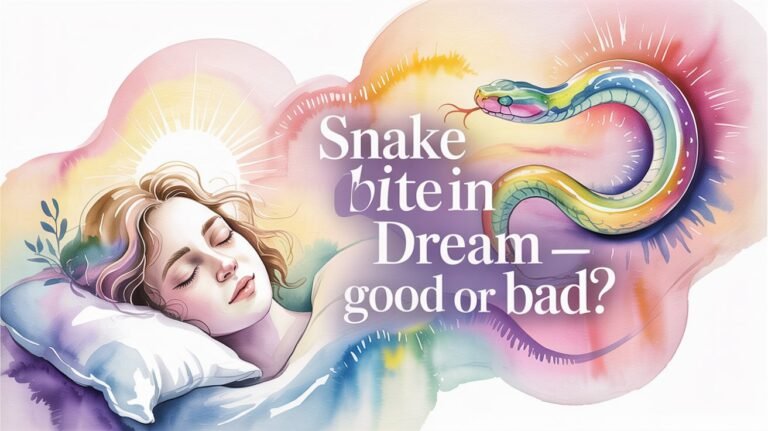 Snake Bite in Dream Good or Bad