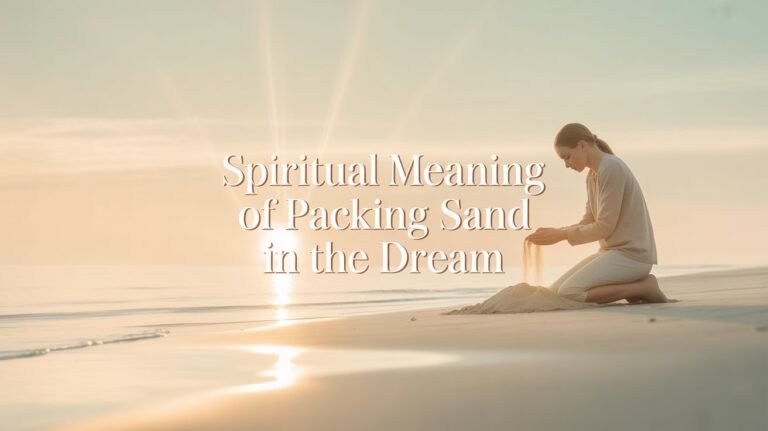 Spiritual Meaning of Packing Sand in a Dream