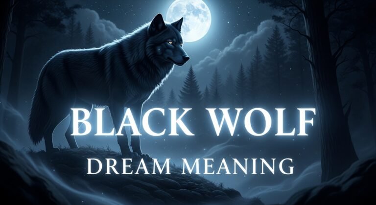 BLACK WOLF DREAM MEANING