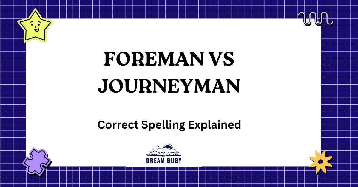 Foreman vs Journeyman