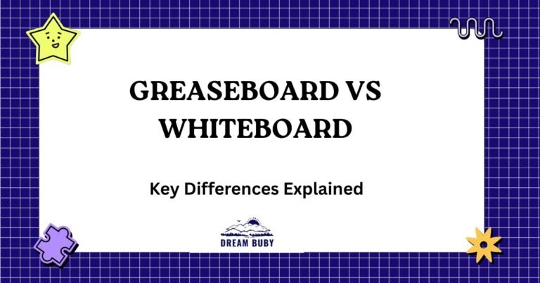 Greaseboard vs Whiteboard