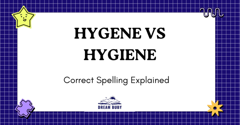 Hygene vs Hygiene