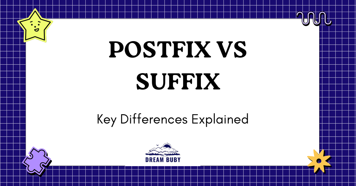 Postfix vs Suffix