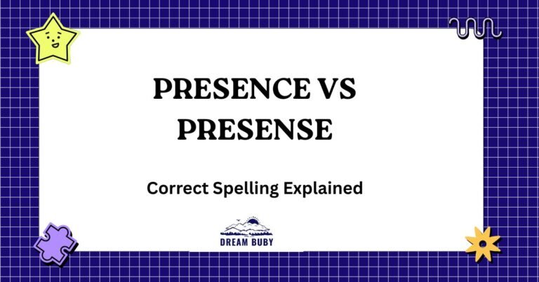 Presence vs Presense