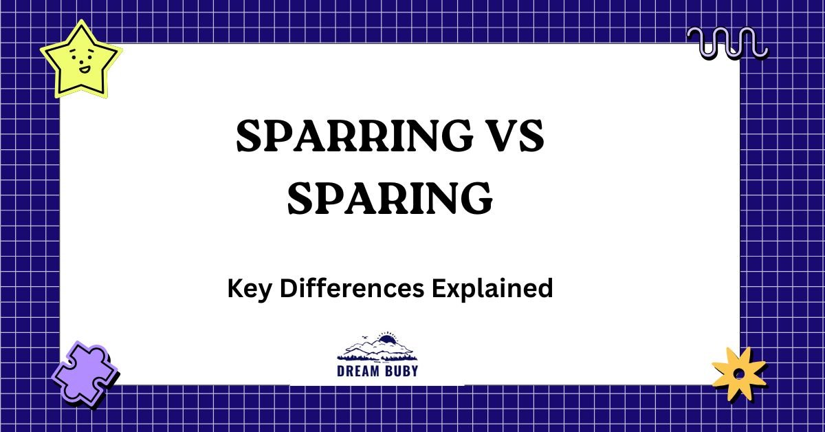 Sparring vs Sparing