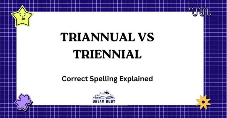 Triannual vs Triennial