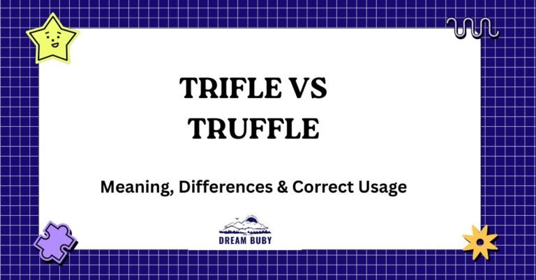 Trifle vs Truffle