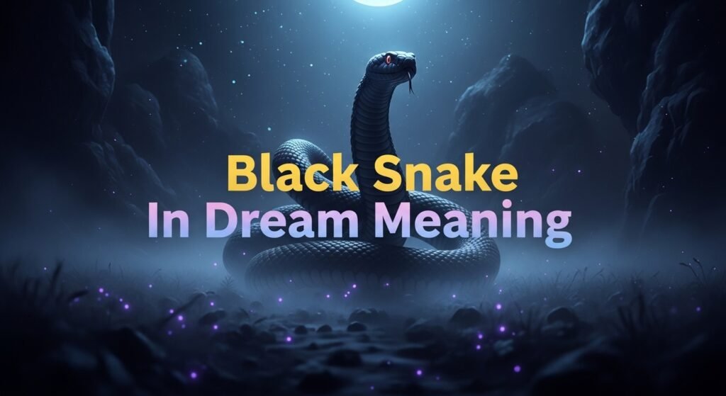 Black Snake in Dream Meaning