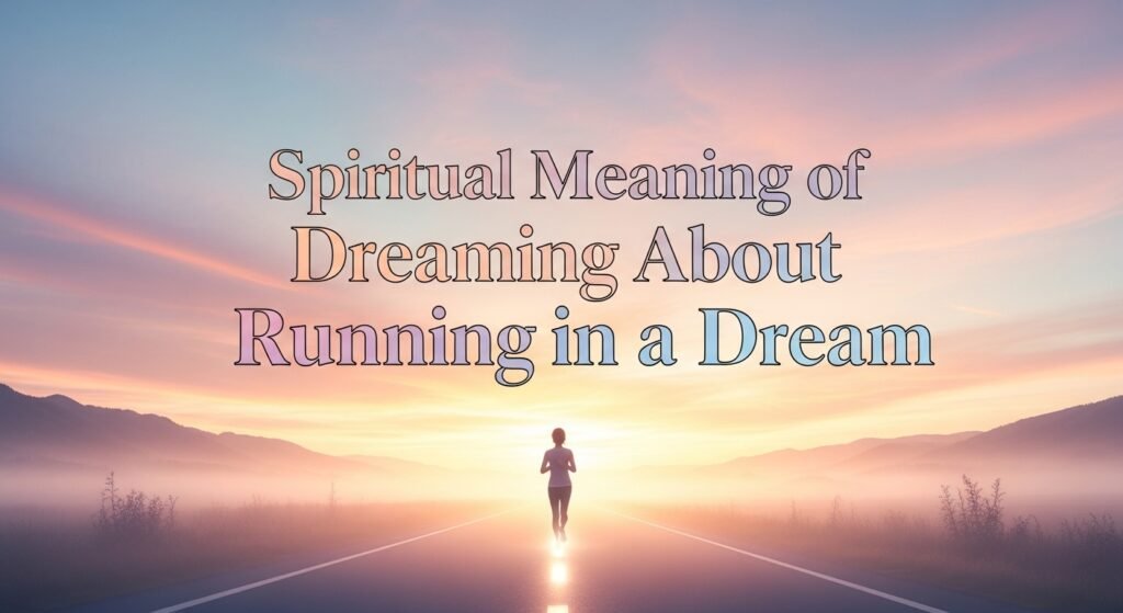 what is the spiritual meaning of running in a dream