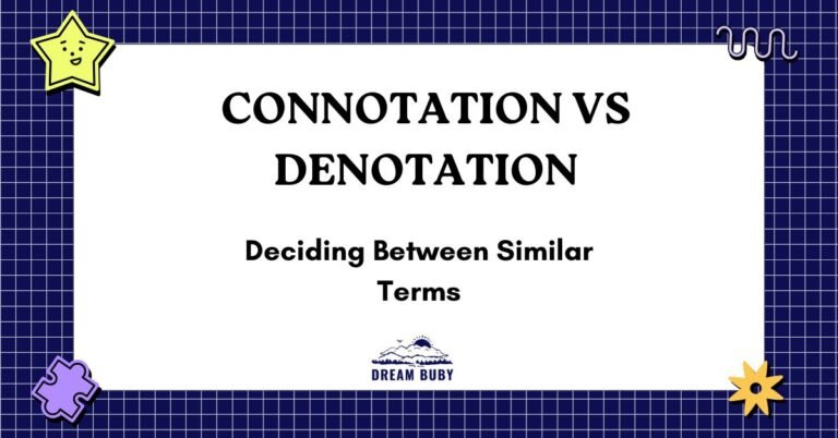 Connotation vs Denotation
