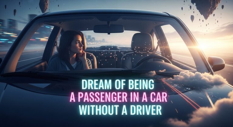Dream of Being a Passenger in a Car Without Driver