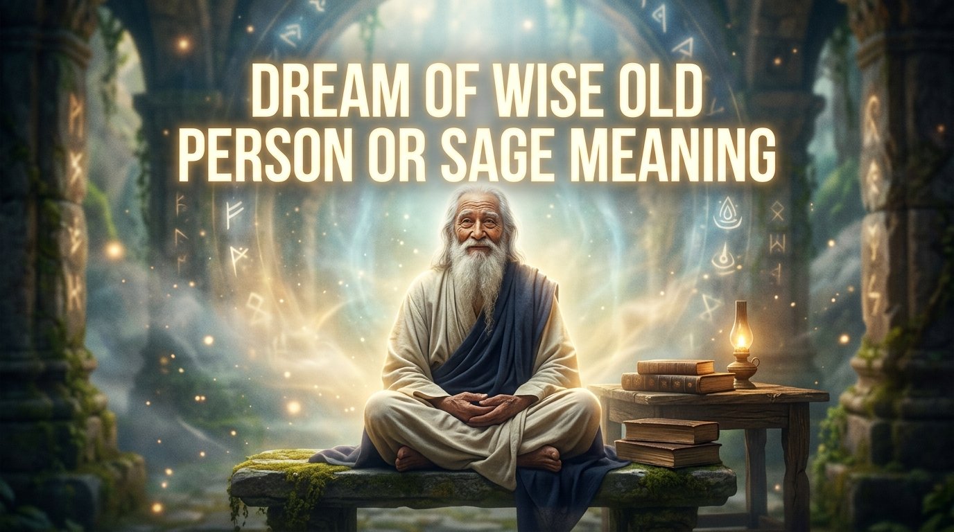 Encountering a Wise Old Person or Sage in a Dream