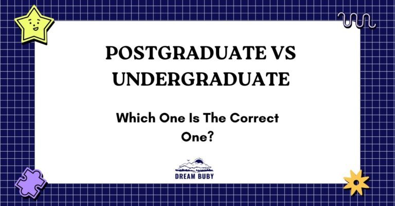 Postgraduate vs Undergraduate
