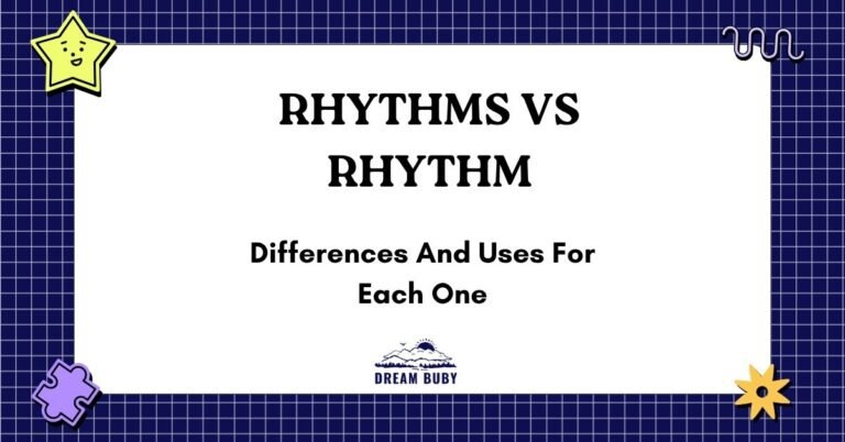 Rhythms vs Rhythm
