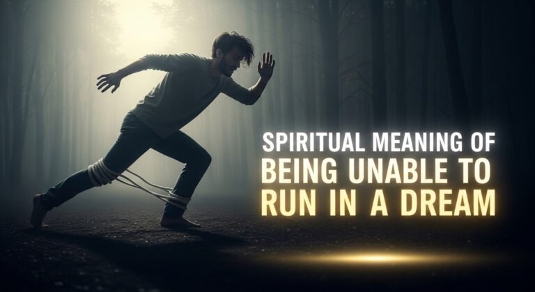 Spiritual Meaning of Being Unable to Run