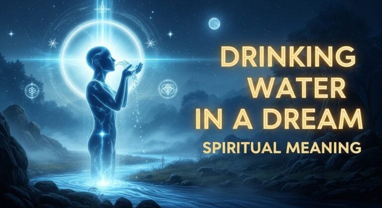 Spiritual Meaning of Drinking Water in a Dream