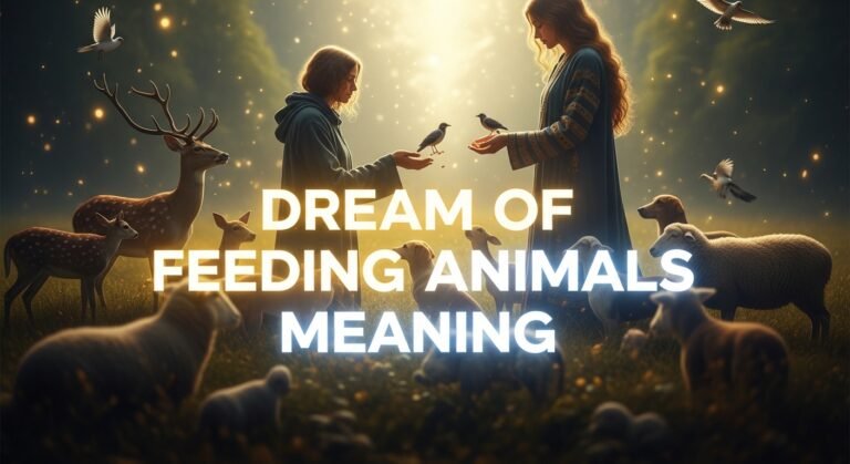 When You’re Feeding Animals in a Dream